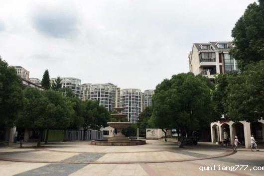 嘉兴市区内一个目前仍居住着五十多户上海老人的社区，建设之初的广告就是为了解决上海人的养老问题。